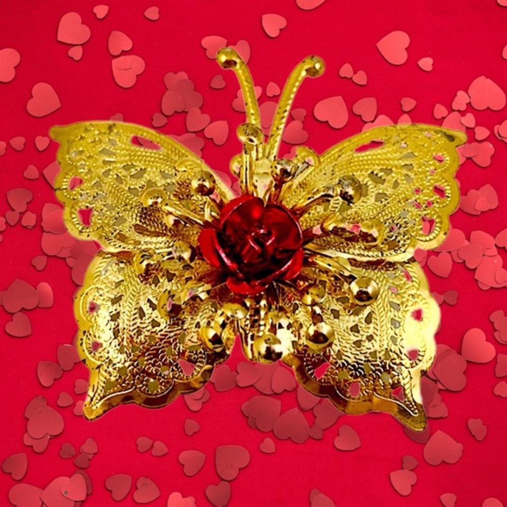 VINTAGE BUTTERFLY BROOCH
